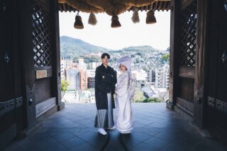 【諏訪神社　和装】～長崎の歴史ある神社で撮影～◎全データ色味編集付２００カット納品　※奉納料・移動費込み