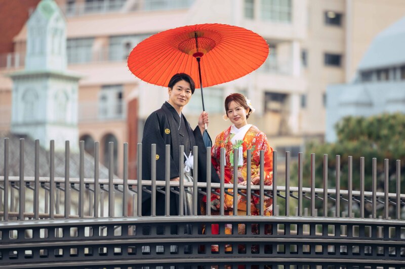 【歴史を感じる出島で和装ロケーション】