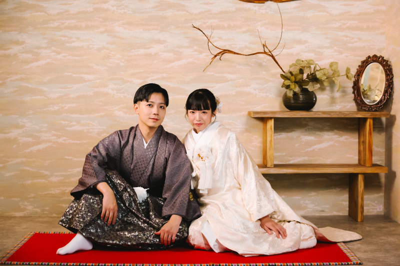 【洋装+和装　スタジオ】～移動なし！アレンジ自由自在～◎全データ色味編集付150カット納品