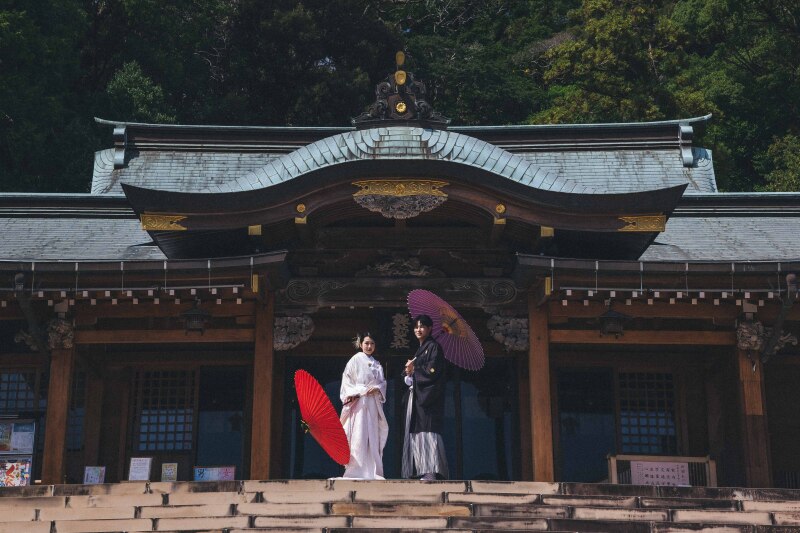 【諏訪神社 和装】~長崎の歴史ある神社で撮影~◎全データ色味編集付200カット納品 ※奉納料・移動費込み