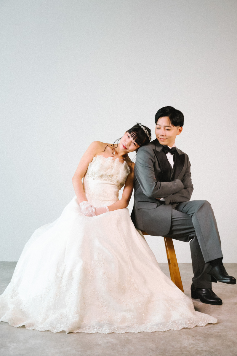 【韓国メイク　洋装スタジオ撮影】～韓国メイクで記憶に残る花嫁へ～◎トータル診断・全データ色味編集付100カット納品