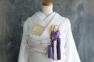 和装小物【ゴールド×紫3-2】