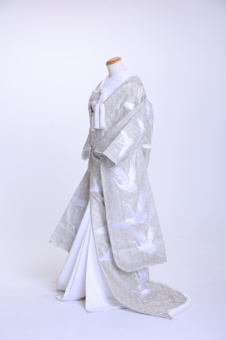 1494鶴レース無垢