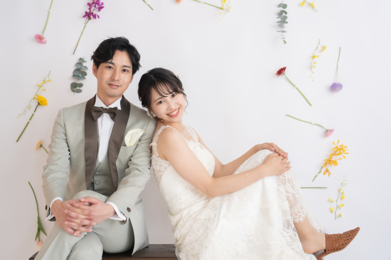 シンプルにスタジオ洋装