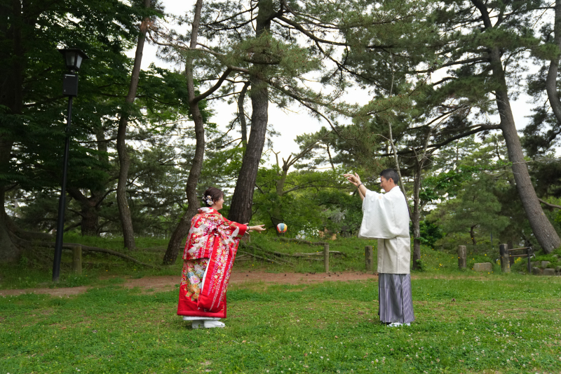 自然に囲まれて