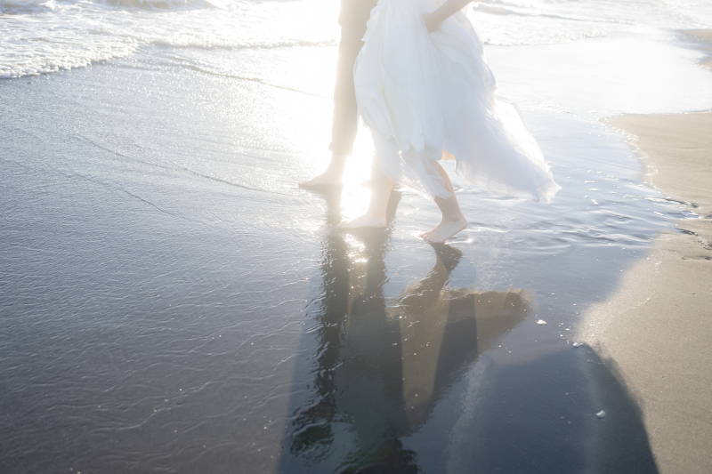 足元のみのアップショット