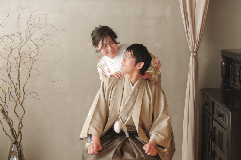 家族で和装ウェディング撮影
