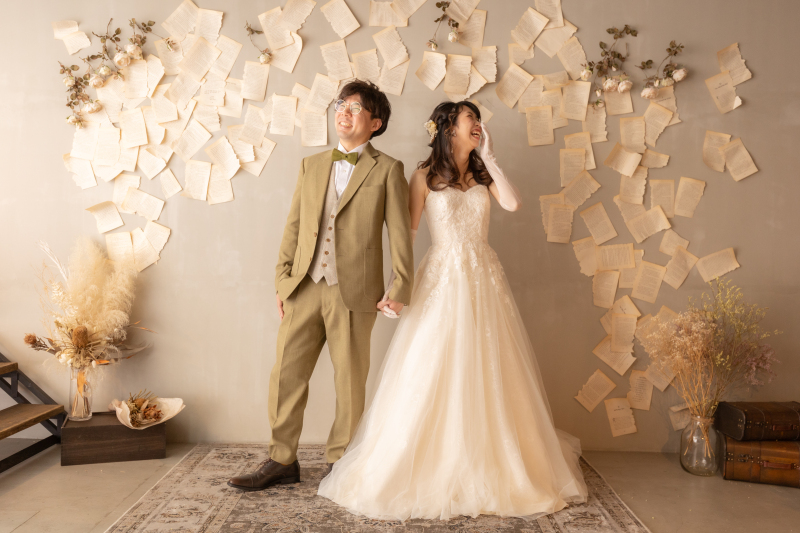 スタジオでのお写真も