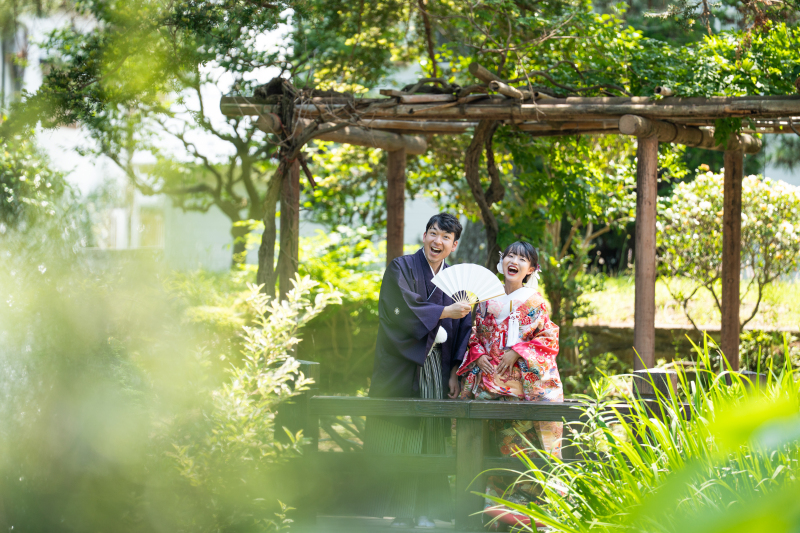 和洋装公園ロケ