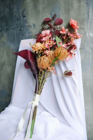 ブーケ・ブートニア使用