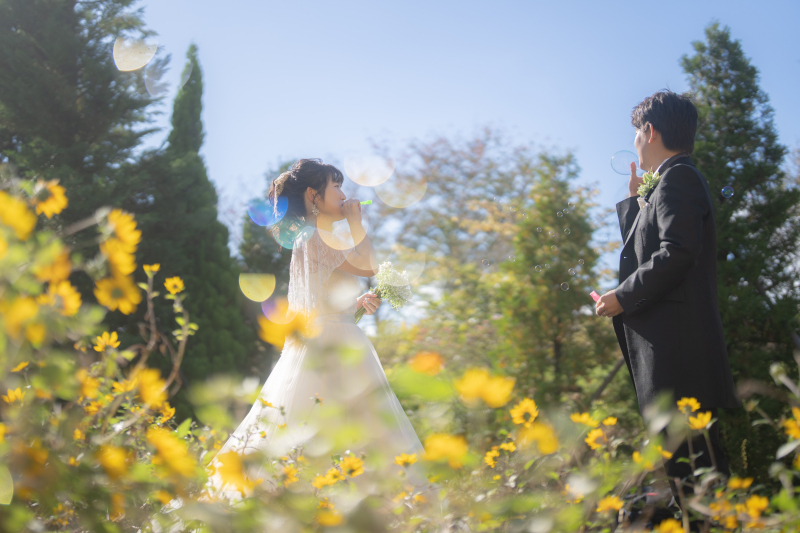 ふたりでシャボン玉