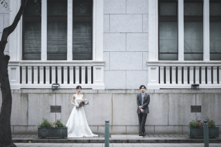 楽しい撮影の中で、こんなクールな表情をしてくれる瞬間があって、2人の大人な雰囲気も好きだなって思った写真です！