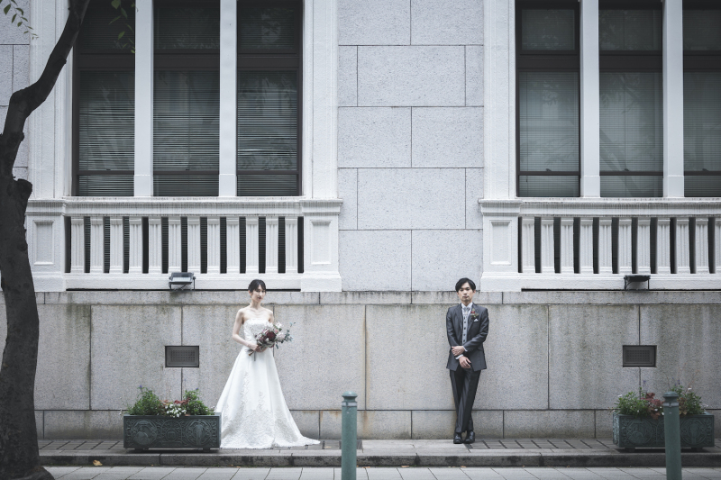 楽しい撮影の中で、こんなクールな表情をしてくれる瞬間があって、2人の大人な雰囲気も好きだなって思った写真です！