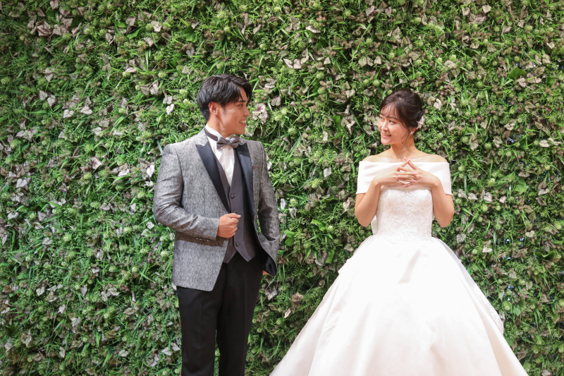 フリーショットで自然な笑顔に