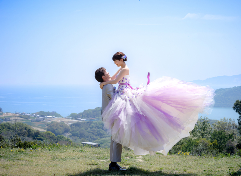 県内どこでもロケーションフォトプラン | ドレス&タキシードと美容着付け、データ100カット付き