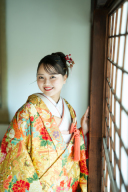 色打掛 1127 金地牡丹　着装