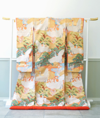 色打掛 1104 手織り松鶴