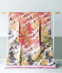 色打掛 1129 鶴に松桜