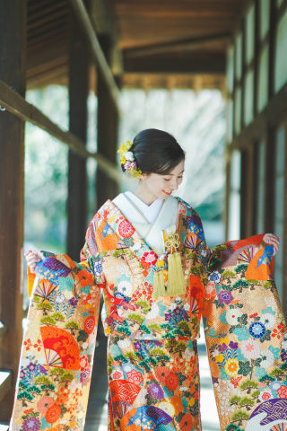 色打掛 1107 扇花日和