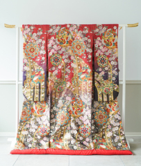 色打掛 1114 鳳凰花唐草