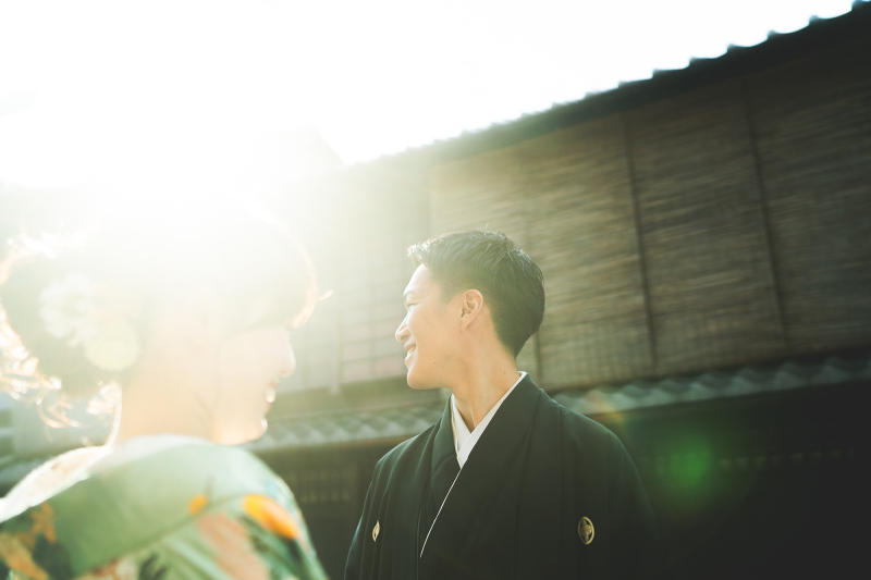 朝の光とフレア