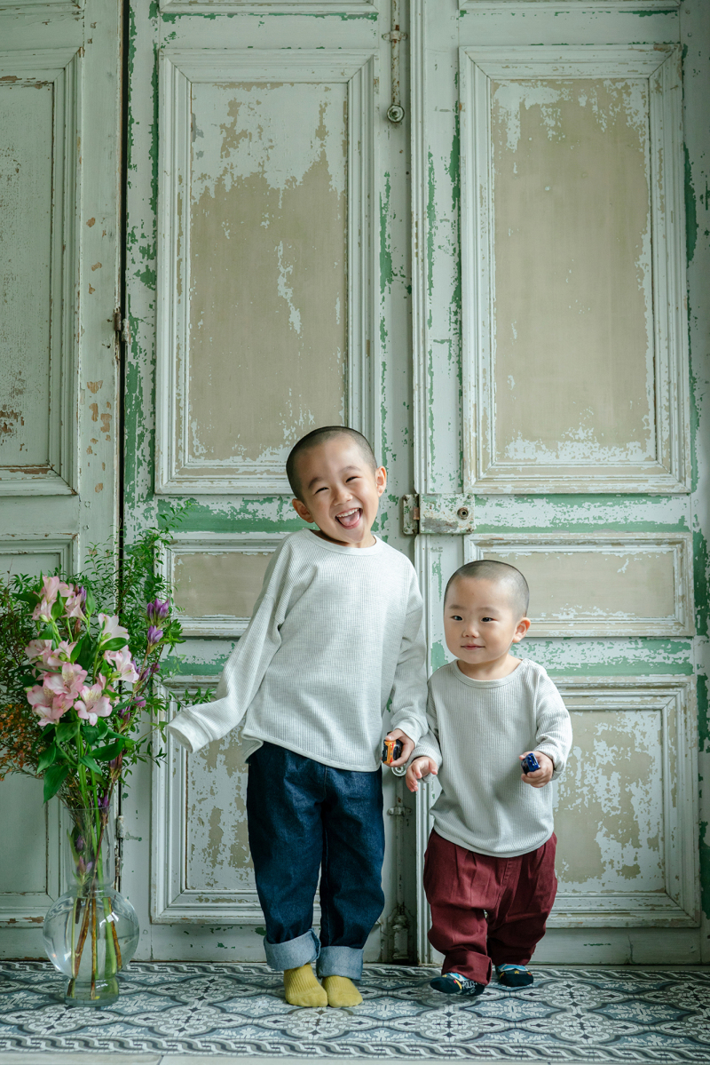 ファミリーフォト スタジオ撮影