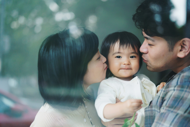 ファミリーフォト スタジオ撮影