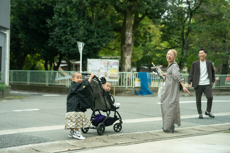 七五三撮影 お仕度シーン~ご祈祷~境内ロケ