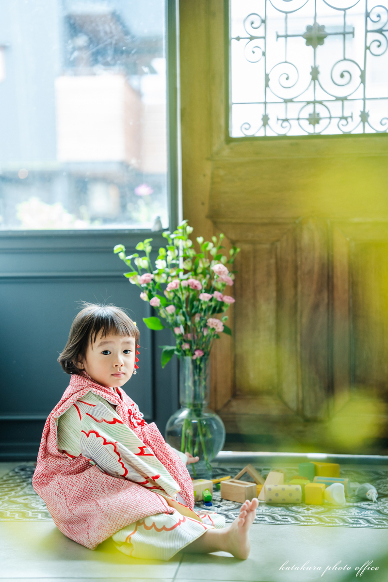 七五三撮影 お仕度シーン~ご祈祷~境内ロケ