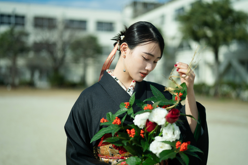 成人式前撮り ロケーション撮影