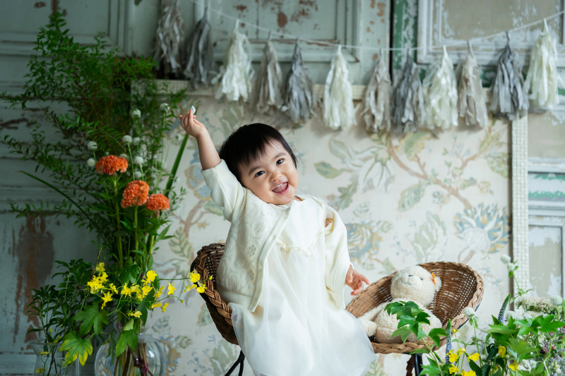 ファミリーフォト スタジオ撮影