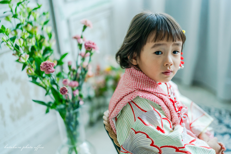 七五三撮影 お仕度シーン~ご祈祷~境内ロケ