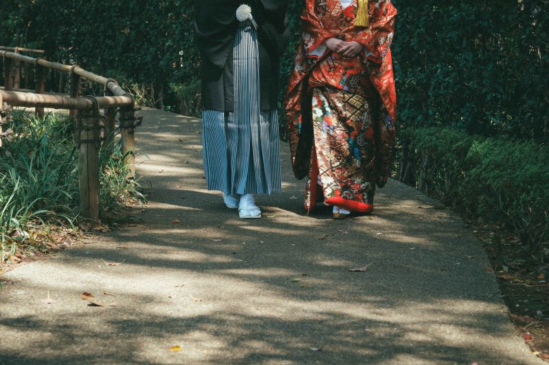 木漏れ日が美しい庭園内♪