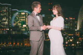 ウェディングフォトといっしょに初めての家族写真