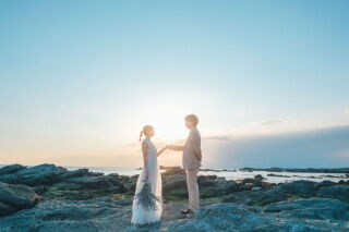 2着のドレスで楽しむ城ケ島