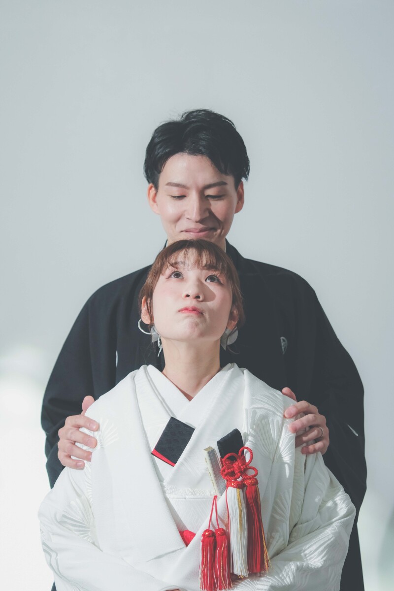 上目遣いしてみて