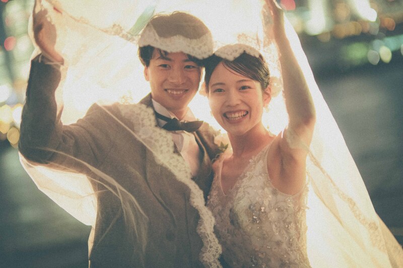 ベールをまとって