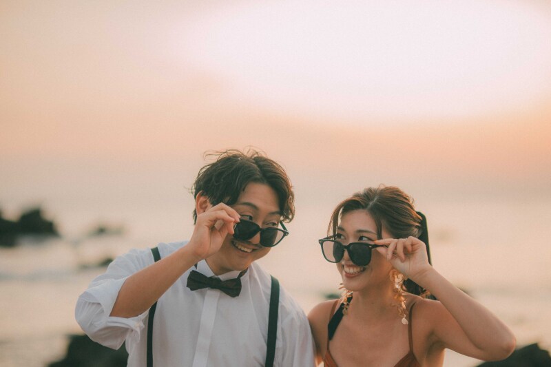 見つめ合う二人