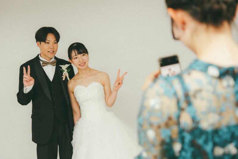 撮影の締めくくりに