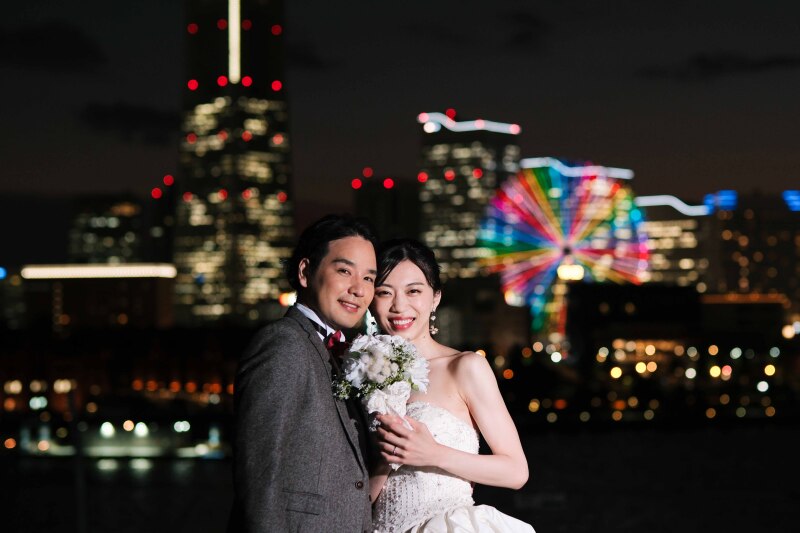 最後夜景とともに♪