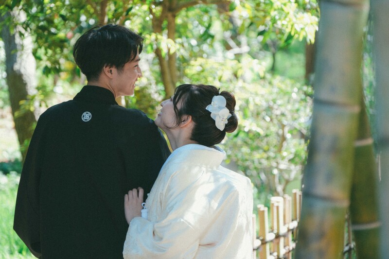 Photo Studio Jheart 横浜店(フォトスタジオジェイハート)_庭園で撮影できる