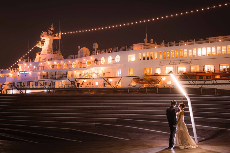 Photo Studio Jheart 横浜店（フォトスタジオジェイハート)_夜景で撮影できる