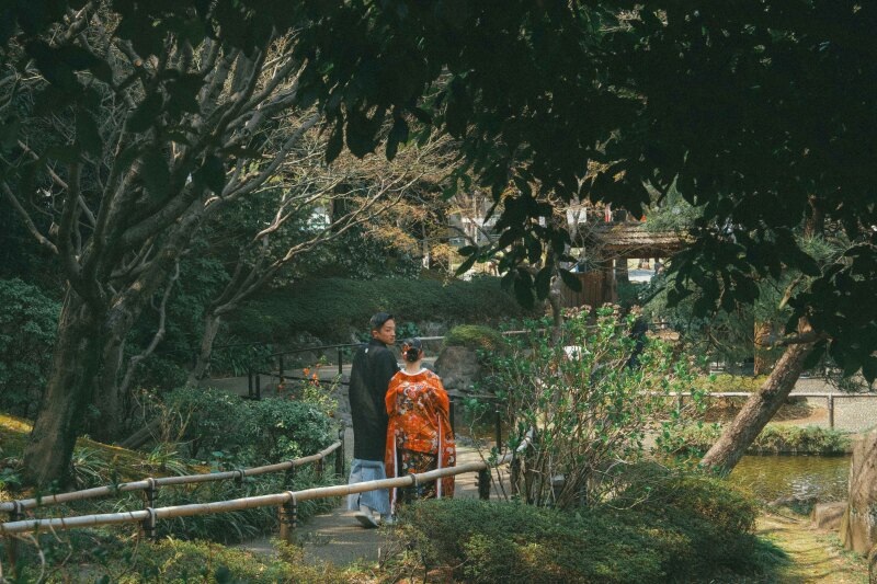 【横浜公園】ロケーション和装撮影◎ロケ地120分撮影し放題◎全データ色補正付200カット以上納品・申請代行+申請料金込み