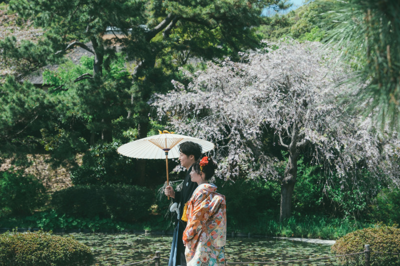 【三渓園】横浜の庭園でのロケーション和装撮影◎120分撮影し放題◎全データ色補正付150カット以上納品・申請代行+申請料金込み