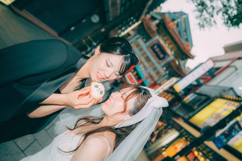 【中華街】◎120分撮影し放題◎全データ色補正付150カット以上納品・新婦様ヘアメイク付き※平日限定プランです。