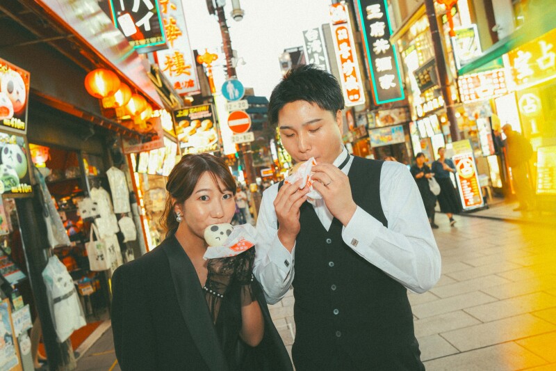 【中華街】◎120分撮影し放題◎全データ色補正付150カット以上納品・新婦様ヘアメイク付き※平日限定プランです。