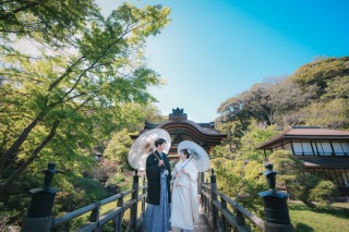 【先着5組様限定】秋の特別撮影プラン【三渓園】＋【大さん橋】◎全データ色補正付350カット納品・申請代行＋申請料金込み