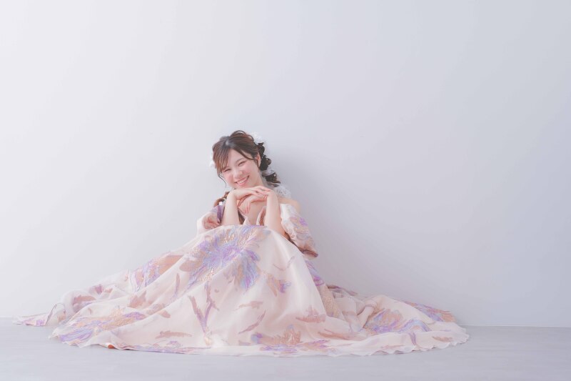 【スタジオ撮影】ソロウェディング撮影◎ヘアメイク付き◎データ100カット納品