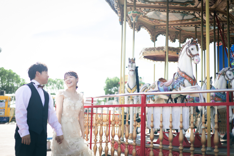 レトロ遊園地が舞台！エモーショナルフォト