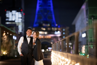 夜景の中で叶えるシティー＆パークフォト